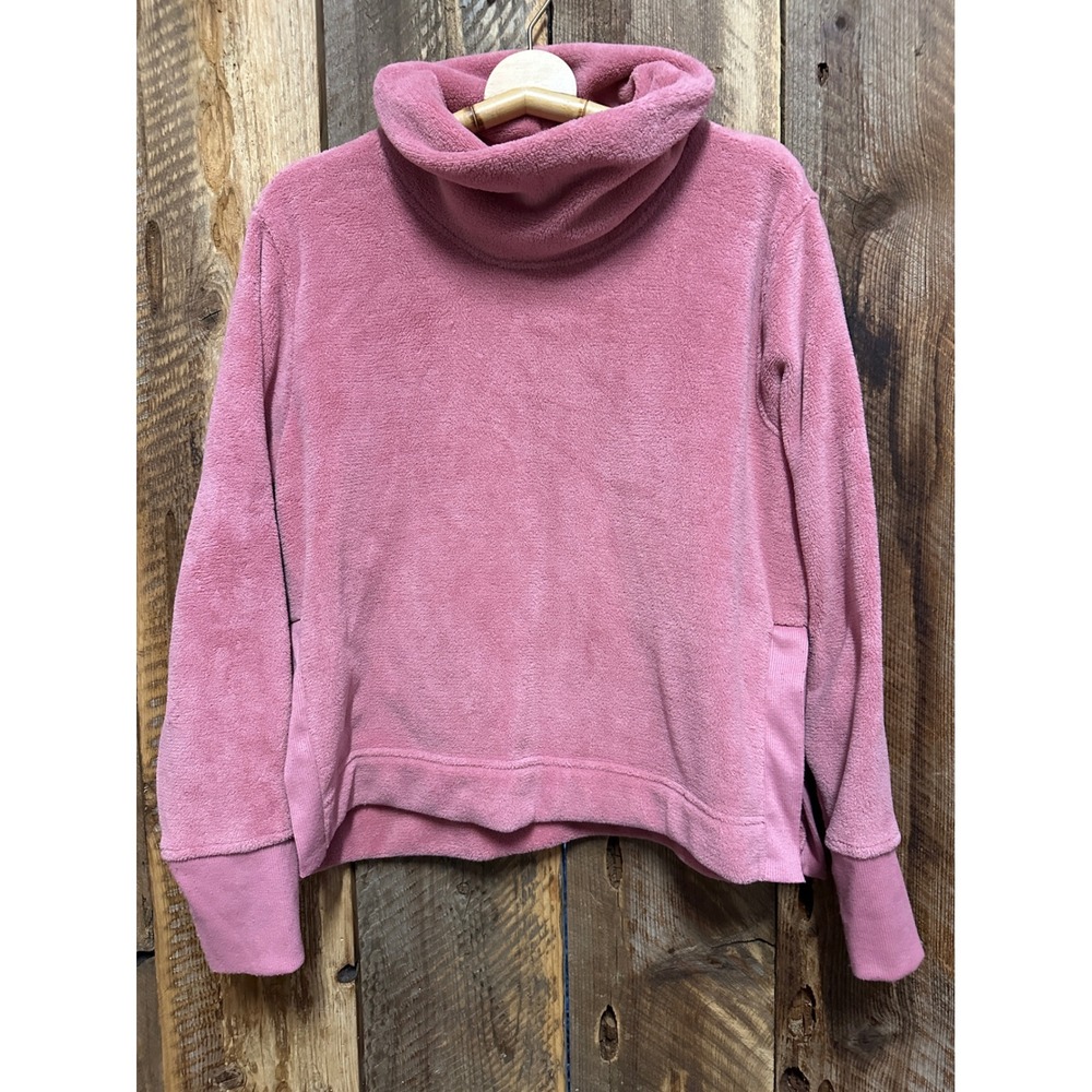 Ebb & Flow Pullover Athleisure‎ Pink Cowl Neck Sweatshirt Loungewear  Fall Layer